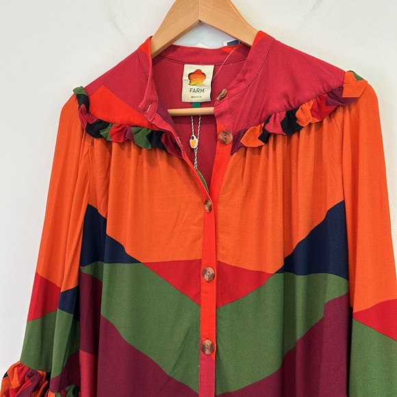 NEW Farm Rio Rayon Dress - Picture 3 of 12